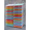 WHITE 30 SLOT RACK-12"X12" STOCK 21-702